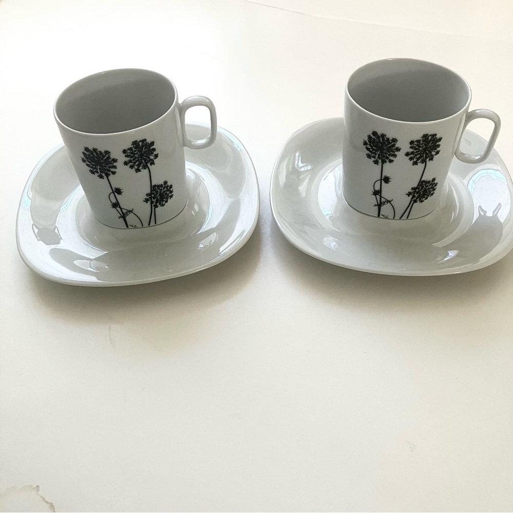 BLOCK Langenthal 2 sets, Queen Anne’s Lace Cup and Saucers.